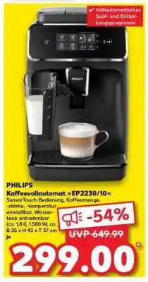 Kaufland PHILIPS Kaffeevollautomat EP2230/10 Angebot