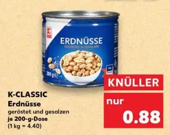 Kaufland K-CLASSIC Erdnüsse Angebot