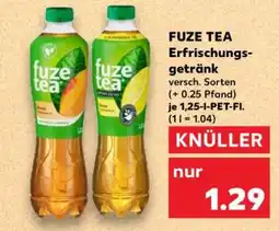 Kaufland FUZE TEA Erfrischungsgetränk Angebot