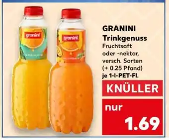 Kaufland Granini Trinkgenuss Angebot