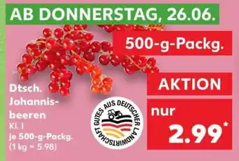 Kaufland Dtsch. Johannisbeeren Angebot