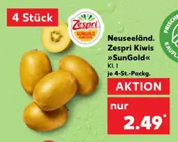 Kaufland Neuseeländ. Zespri Kiwis SunGold Angebot