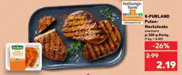 Kaufland K-PURLAND Puten- Hacksteaks Angebot