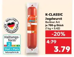 Kaufland K-CLASSIC Jagdwurst Angebot