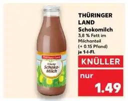 Kaufland THÜRINGER LAND Schokomilch Angebot