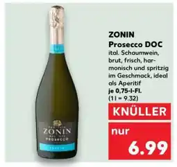 Kaufland ZONIN Prosecco DOC Angebot