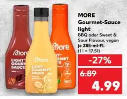 Kaufland MORE Gourmet-Sauce light Angebot