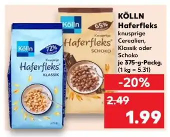 Kaufland KÖLLN Haferfleks Angebot