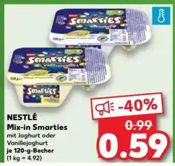 Kaufland Nestlé Mix-in Smarties Angebot