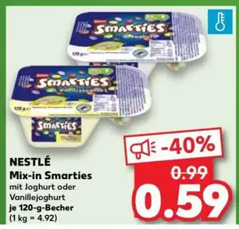 Kaufland Nestlé Mix-in Smarties Angebot