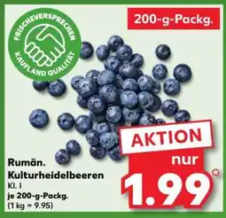 Kaufland Rumän. Kulturheidelbeeren Angebot