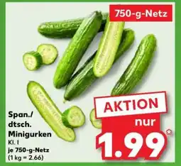 Kaufland Span./dtsch. Minigurken Angebot