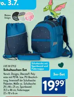 Aldi Süd Schultaschen-Set Angebot