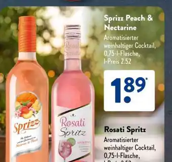 Aldi Süd Sprizz Peach & Nectarine Angebot