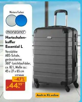 Aldi Süd Hartschalenkoffer Essential L Angebot