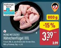 Aldi Nord MEINE METZGEREI Hähnchenflügel XXL Angebot