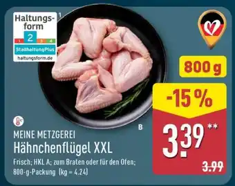 Aldi Nord MEINE METZGEREI Hähnchenflügel XXL Angebot