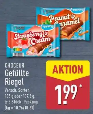 Aldi Nord CHOCEUR Gefüllte Riegel Angebot