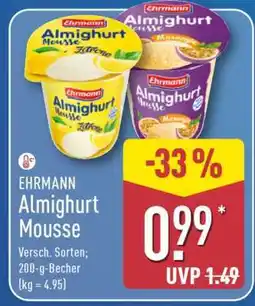Aldi Nord Ehrmann Almighurt Mousse Angebot