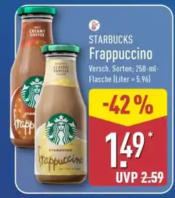 Aldi Nord Starbucks Frappuccino Angebot