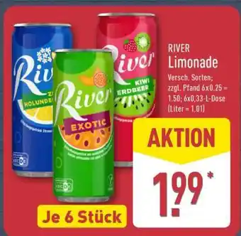 Aldi Nord RIVER Limonade Angebot