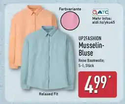 Aldi Nord UP2FASHION Musselin-Bluse Angebot