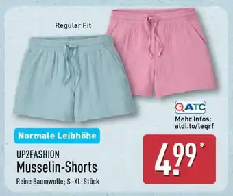 Aldi Nord UP2FASHION Musselin-Shorts Angebot