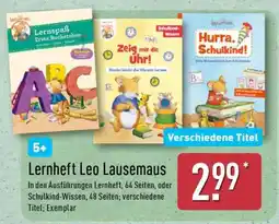 Aldi Nord Lernheft Leo Lausemaus Angebot