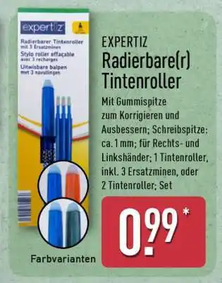 Aldi Nord EXPERTIZ Radierbare(r) Tintenroller Angebot