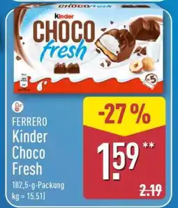 Aldi Nord Kinder Choco Fresh Angebot