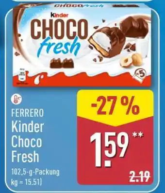 Aldi Nord Kinder Choco Fresh Angebot