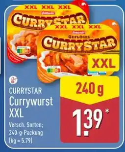 Aldi Nord CURRYSTAR Currywurst XXL Angebot
