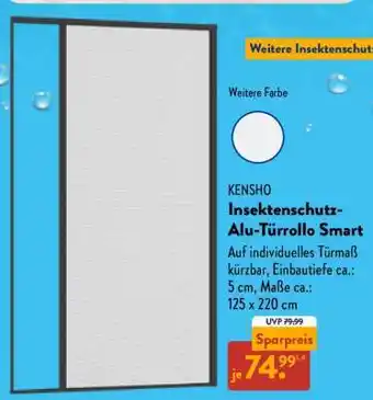 Aldi Nord Kensho Insektenschutz-Alu-Türrollo Smart Angebot