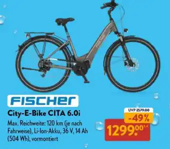 Aldi Nord City-E-Bike CITA 6.0i Angebot