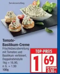 Edeka Tomate- Basilikum-Creme Frischkäsezubereitung Angebot