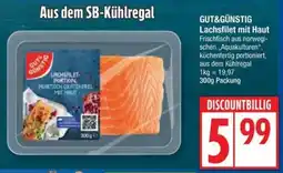 Edeka GUT&GÜNSTIG Lachsfilet mit Haut Angebot