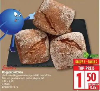 Edeka Schafer's Roggenbrötchen Angebot