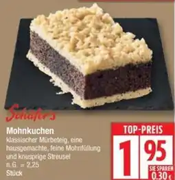 Edeka Schafer's Mohnkuchen Angebot