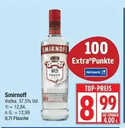 Edeka Smirnoff Vodka Angebot