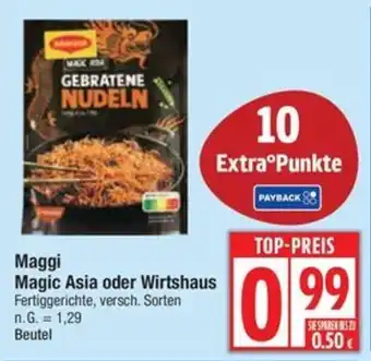 Edeka Maggi Magic Asia oder Wirtshaus Angebot