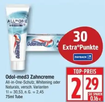 Edeka Odol-med3 Zahncreme Angebot