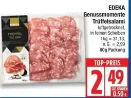 Edeka EDEKA Genussmomente Trüffelsalami Angebot
