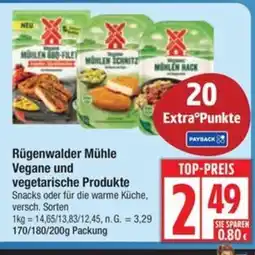 Edeka Rügenwalder Mühle Vegane und vegetarische Produkte Angebot