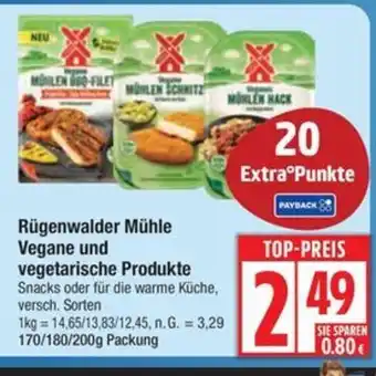 Edeka Rügenwalder Mühle Vegane und vegetarische Produkte Angebot