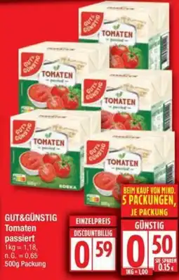 Edeka GUT&GÜNSTIG Tomaten passiert Angebot