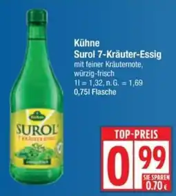Edeka Kühne Surol 7-Kräuter-Essig Angebot