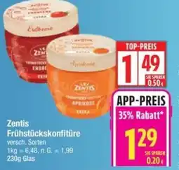 Edeka Zentis Frühstückskonfitüre Angebot