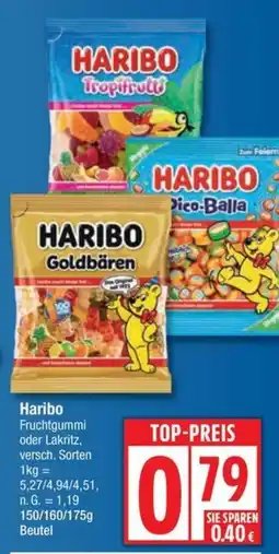 Edeka Haribo Fruchtgummi oder Lakritz Angebot