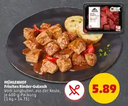 PENNY MÜHLENHOF Frisches Rinder-Gulasch Angebot