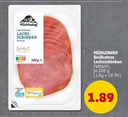 PENNY MÜHLENHOF Delikatess Lachsschinken Angebot